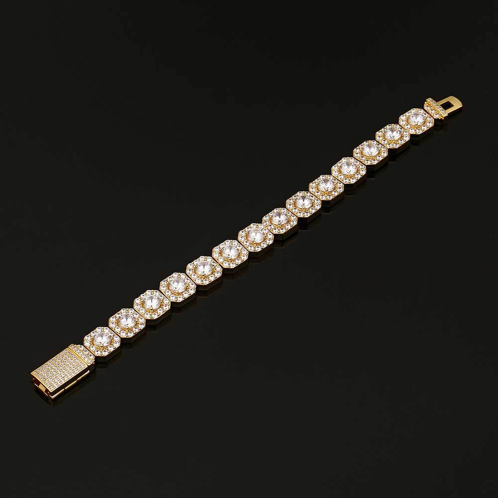 Cross Flower Zircon Bracelet