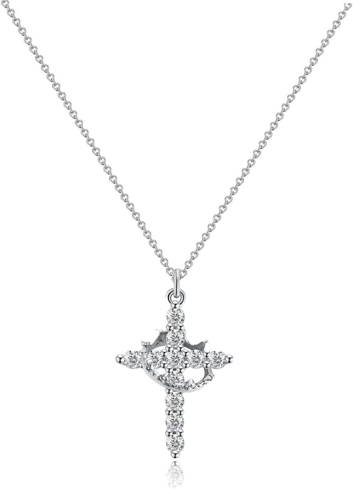 Crown & Cross Necklace