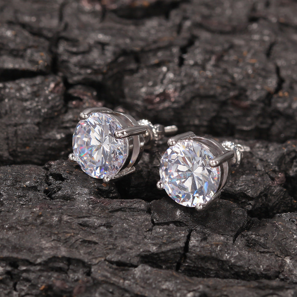 Classic Moissanite Stud Earrings