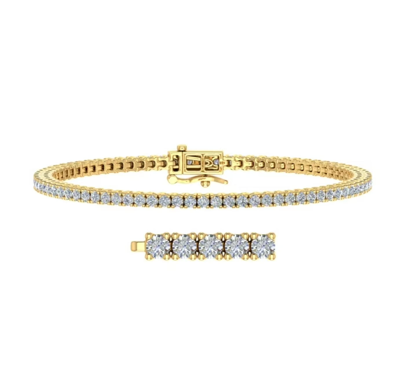 Cubic Zirconia Tennis Bracelet